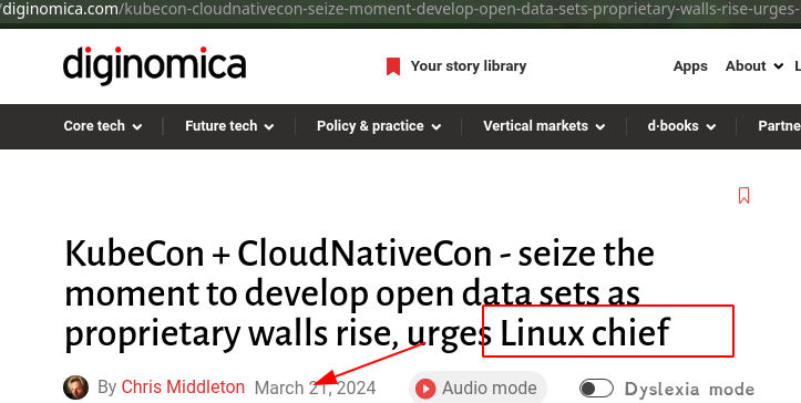 KubeCon + CloudNativeCon - seize the moment to develop open data sets as proprietary walls rise, urges Linux chief 