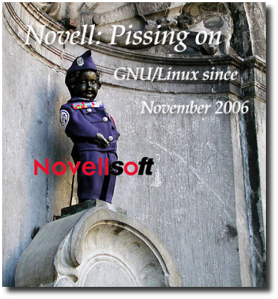 Novell pisses on GNU/Linux codebase since 2006