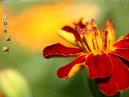 GNOME Fedora Desktop