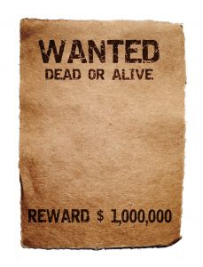 Wanted! Dead or alive