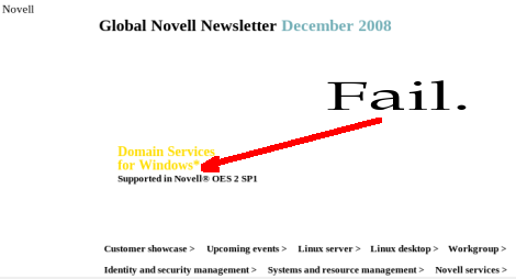 The Novell newsletter