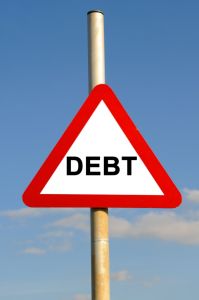 Debt sign