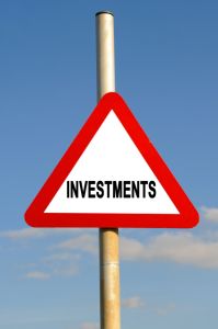 Investments sign