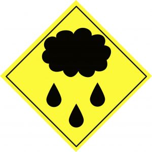 Weather rain sign