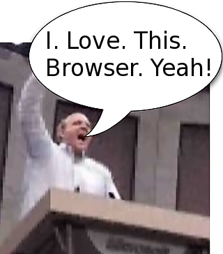 Steve Ballmer loves Firefox