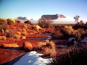 Winter morning - Monument Valley