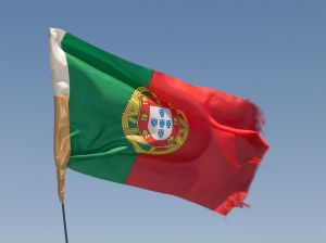 Portuguese flag in daylight