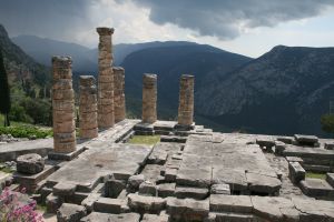 Delphi archaeological site, Greece