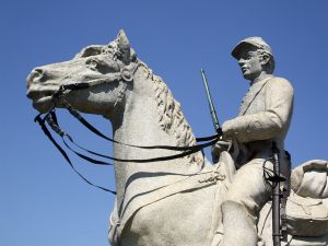 Civil war statue