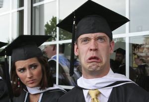 Graduation disgust