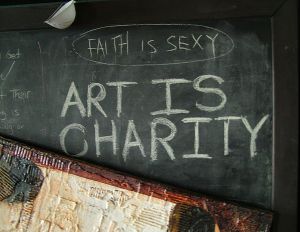 Art is charity