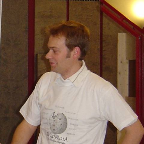 Matthias Ettrich at LinuxTag 2005