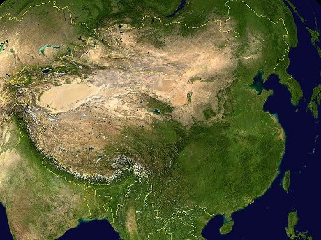 China satellite image