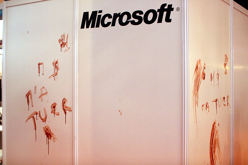 Microsoft booth