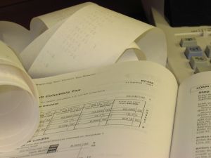 Accounting calculator tax return