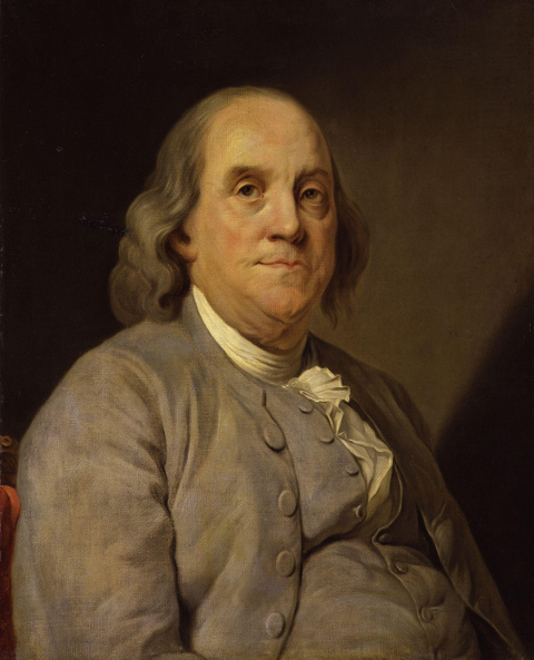 Benjamin Franklin by Joseph Siffred Duplessis