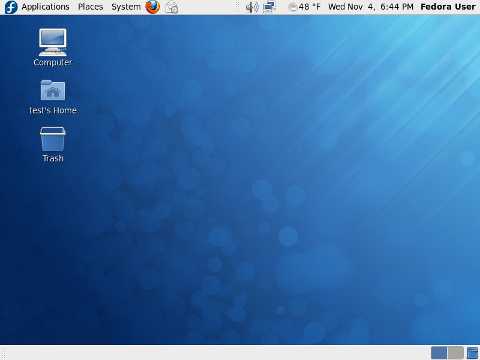 Fedora 12 with GNOME